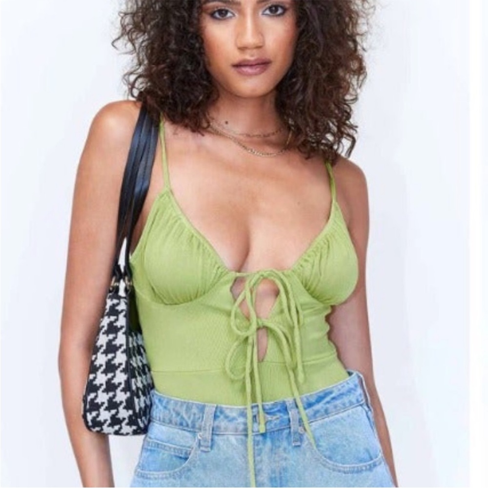 Princess Polly green Bodysuit